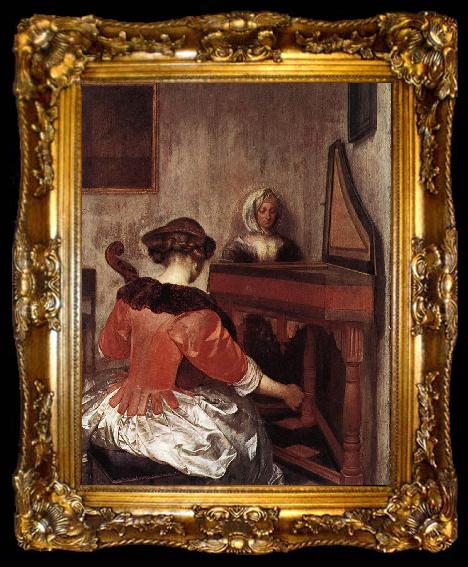 framed  TERBORCH, Gerard The Concert st, ta009-2